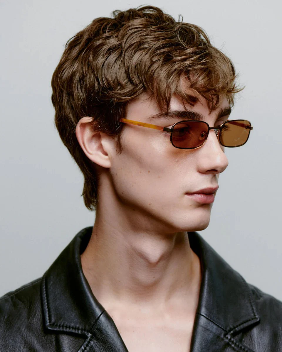 Noah / Gold Burnt Amber & Light Brown Lens - Image 4