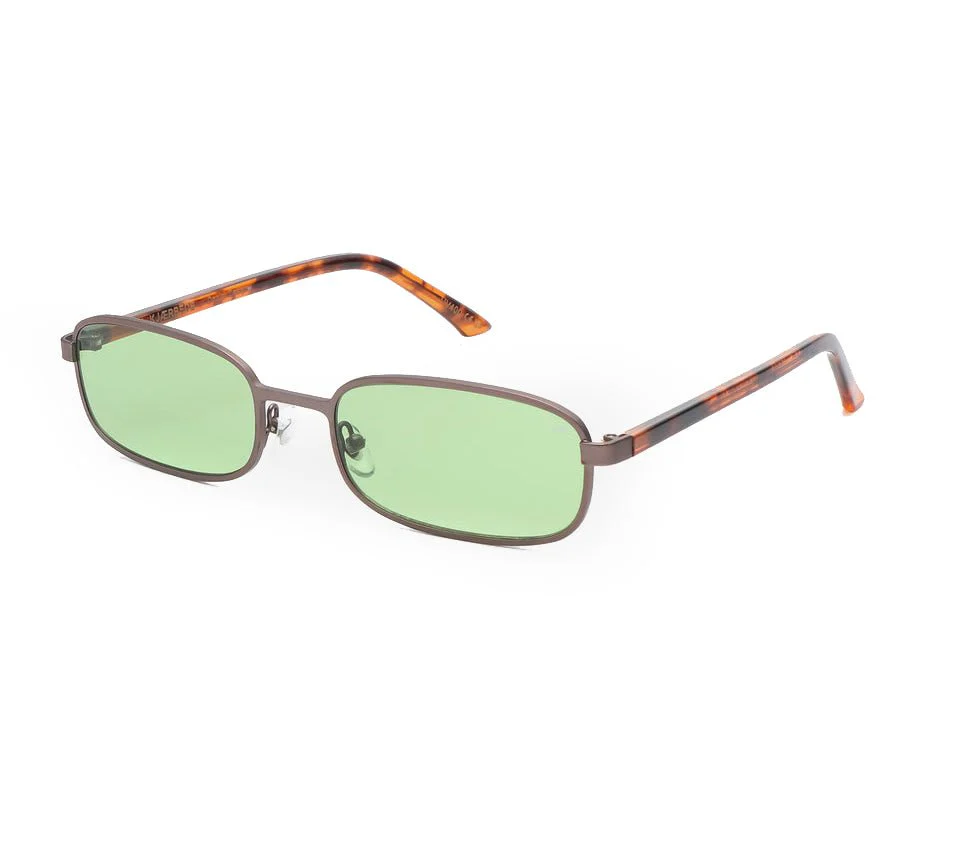 Noah / Matte Gun Metal Havana & Green Lens - Image 2