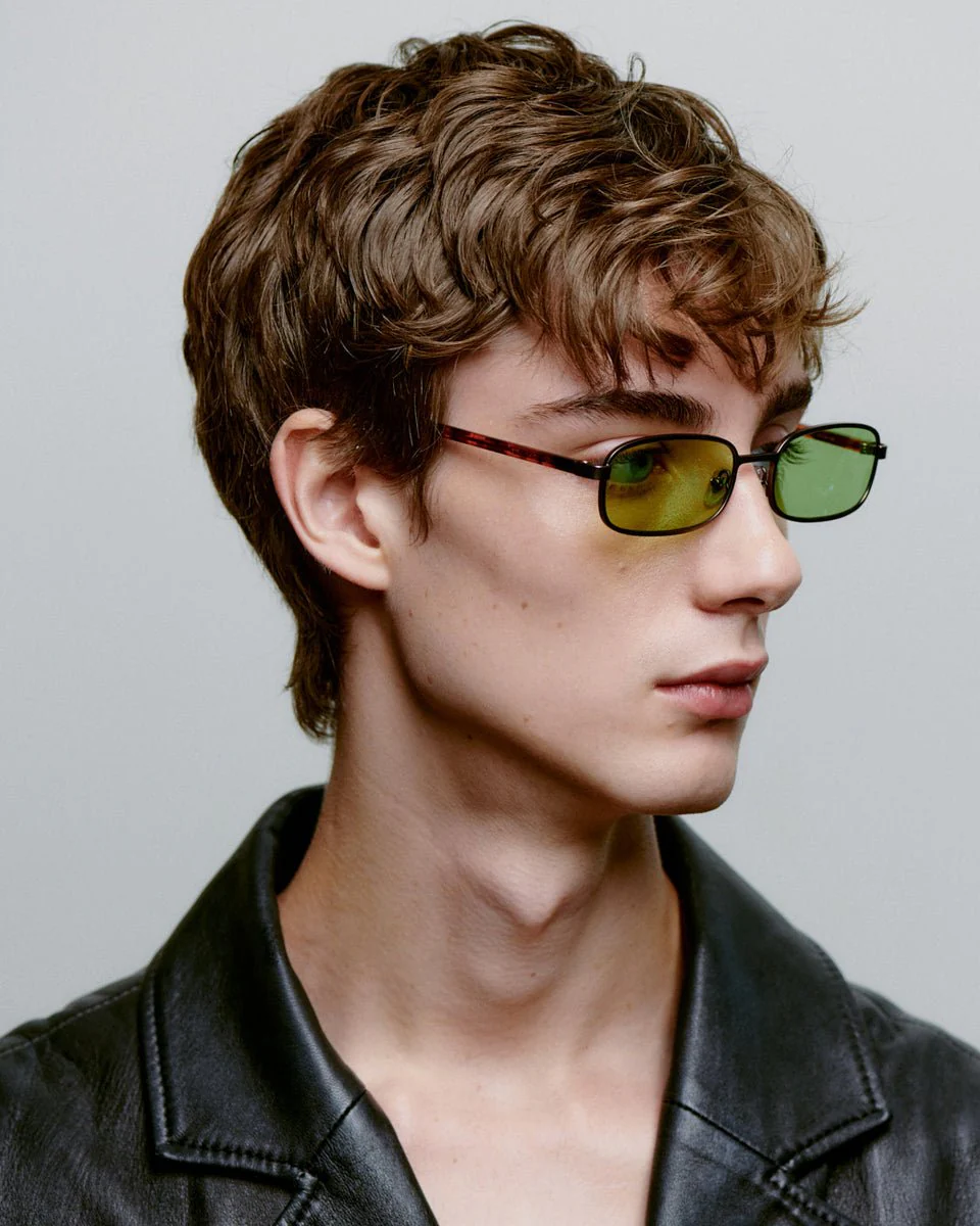 Noah / Matte Gun Metal Havana & Green Lens - Image 6