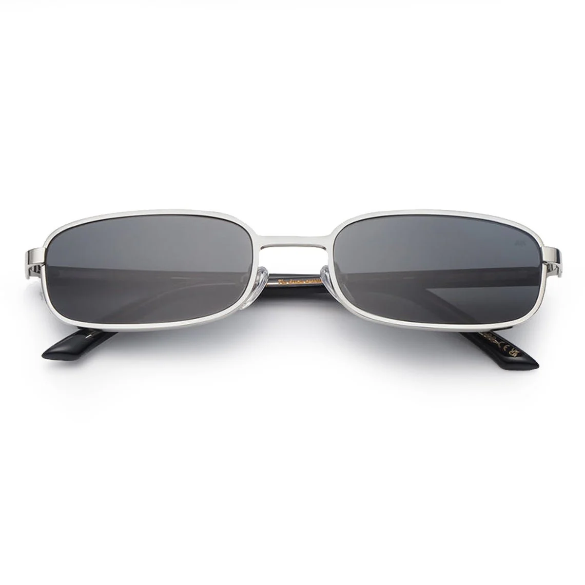 Noah / Silver Black & Black Lens