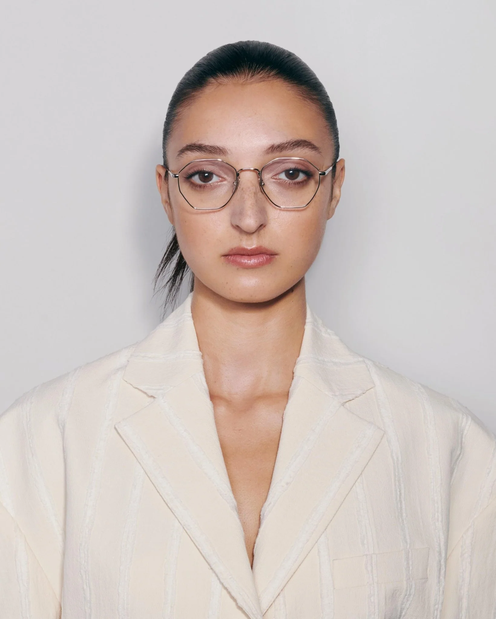 Octagon Steel Optical / Silver & Clear Lens - Image 3