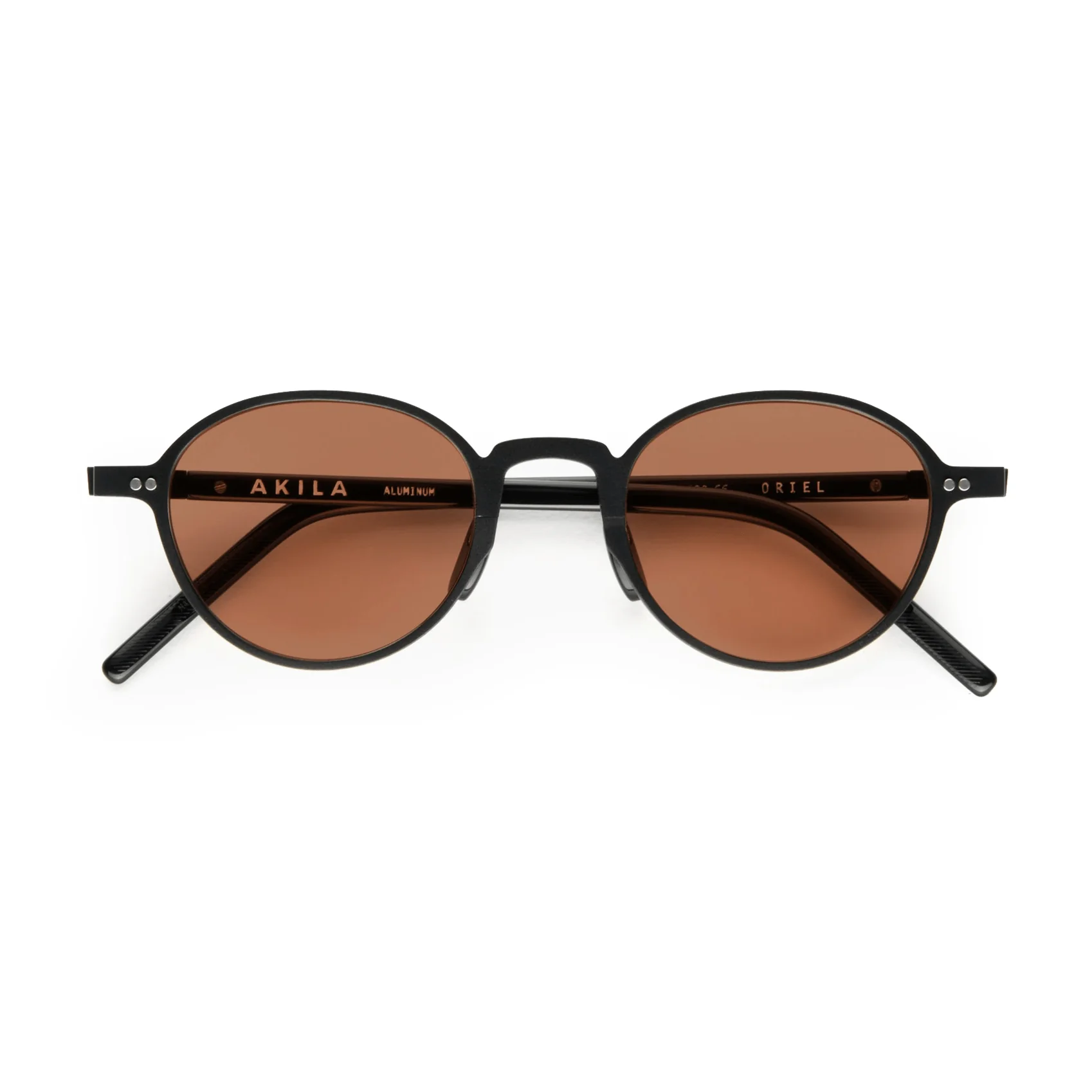 Oriel / Matte Black Aluminium & Light Adaptive Peach Lens - Image 2