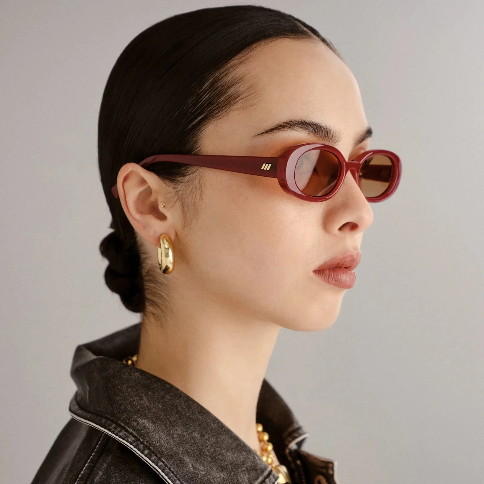 Outta Love / Burgundy & Light Brown Lens - Image 4