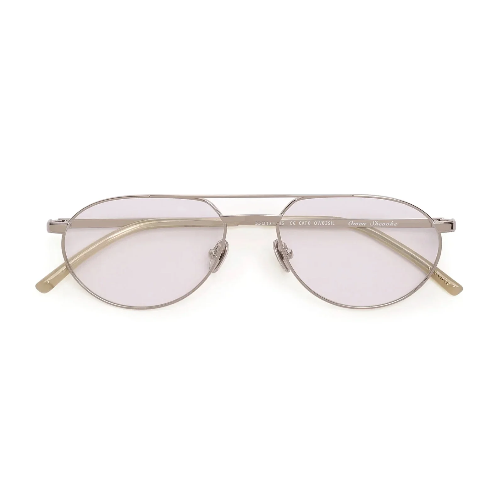 Owen / Silver Metal & Gradient Lens