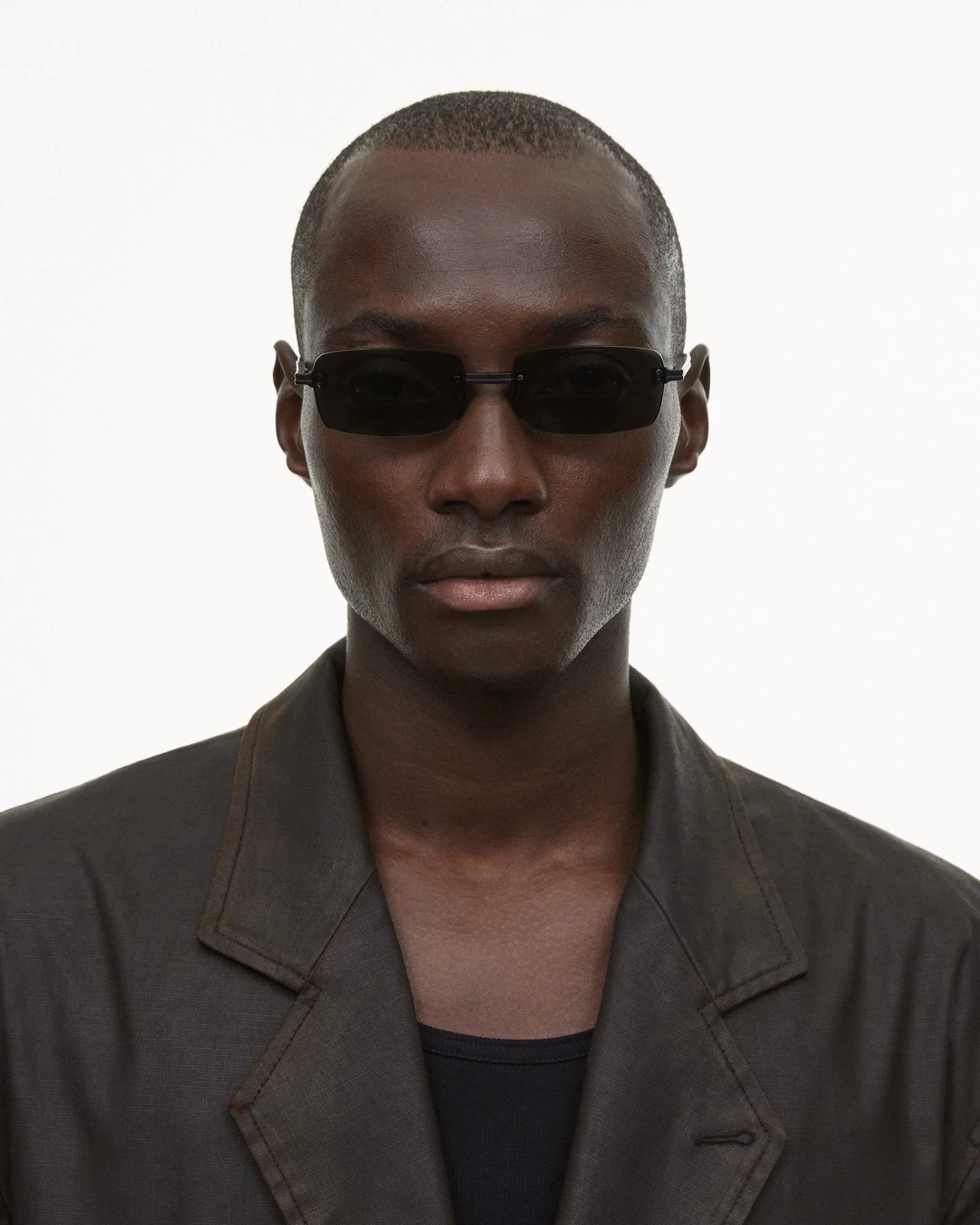Rimless Parallel / Black Titanium & Grey Lens - Image 4
