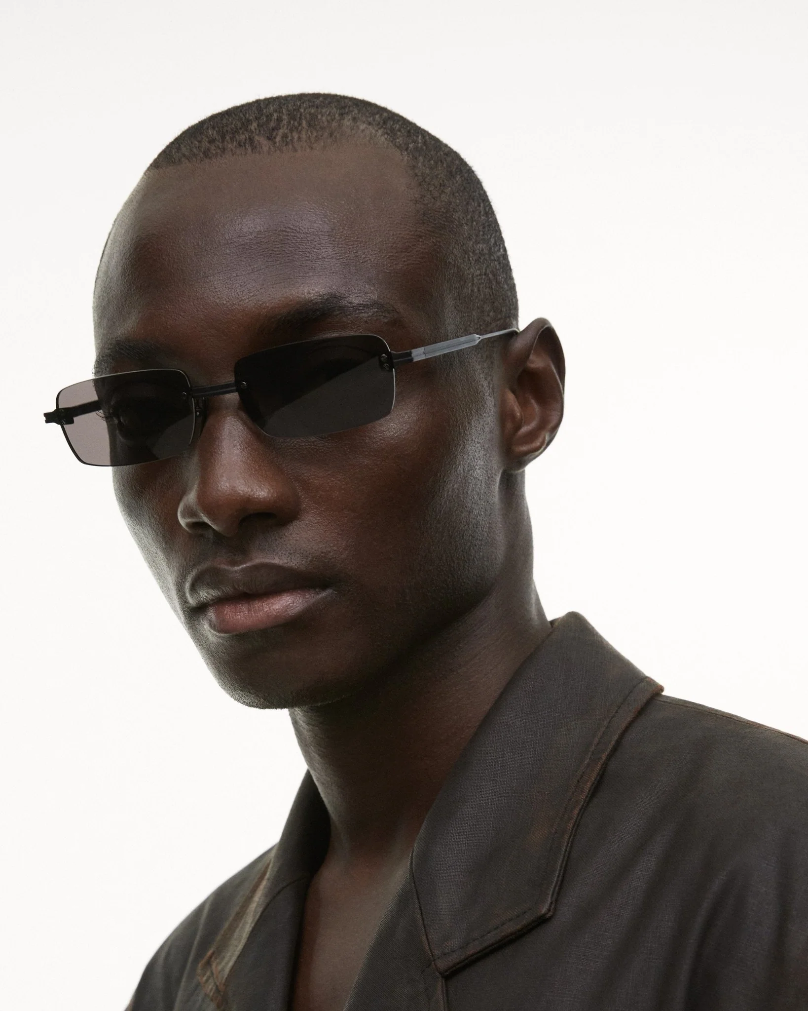 Rimless Parallel / Black Titanium & Grey Lens - Image 5