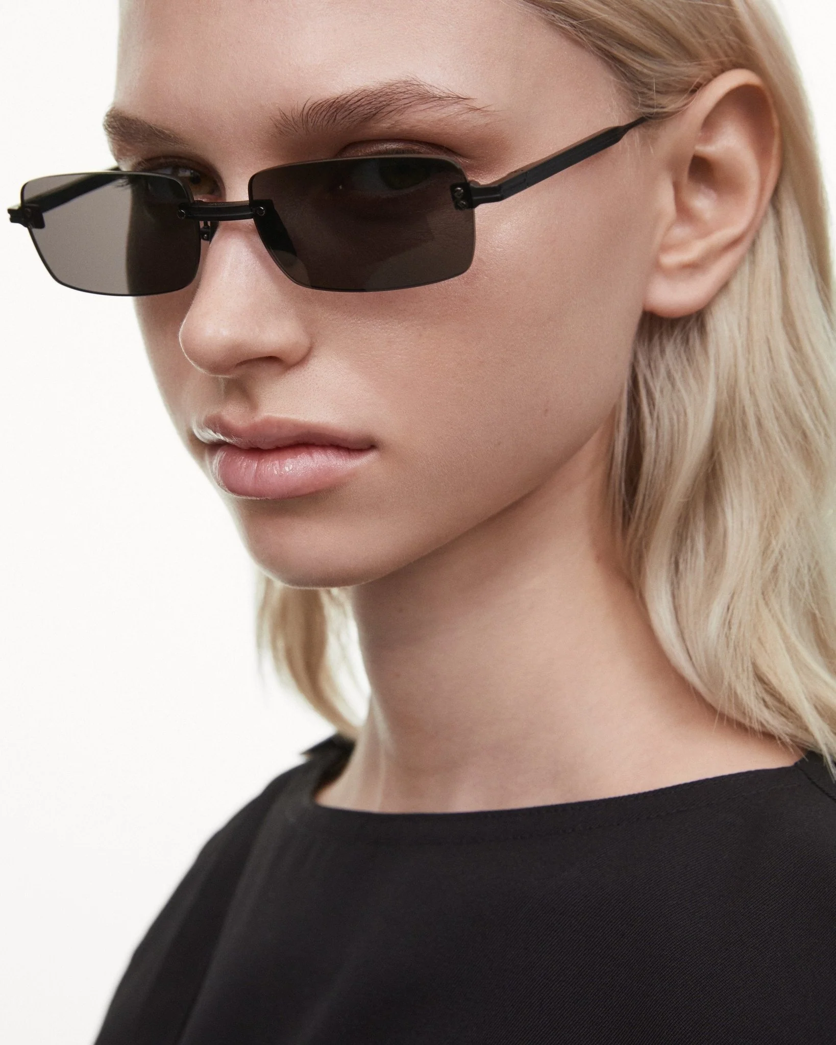 Rimless Parallel / Black Titanium & Grey Lens - Image 6