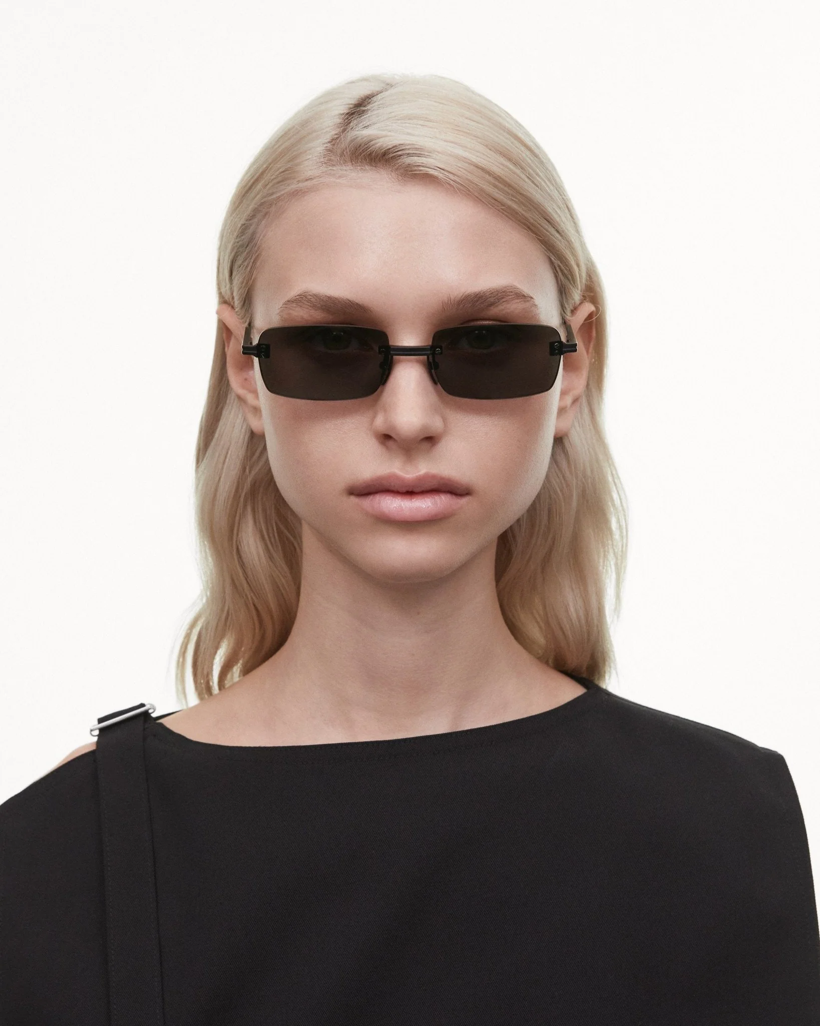 Rimless Parallel / Black Titanium & Grey Lens - Image 7