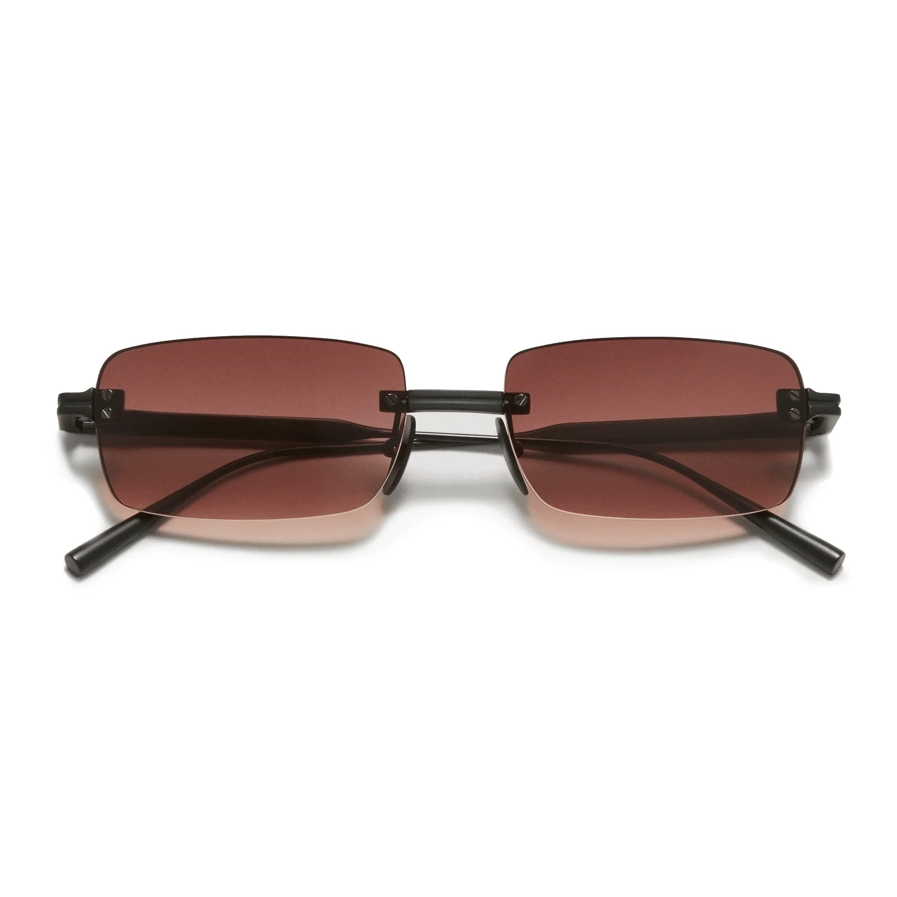 Rimless Parallel / Red & Gradient Red Lens