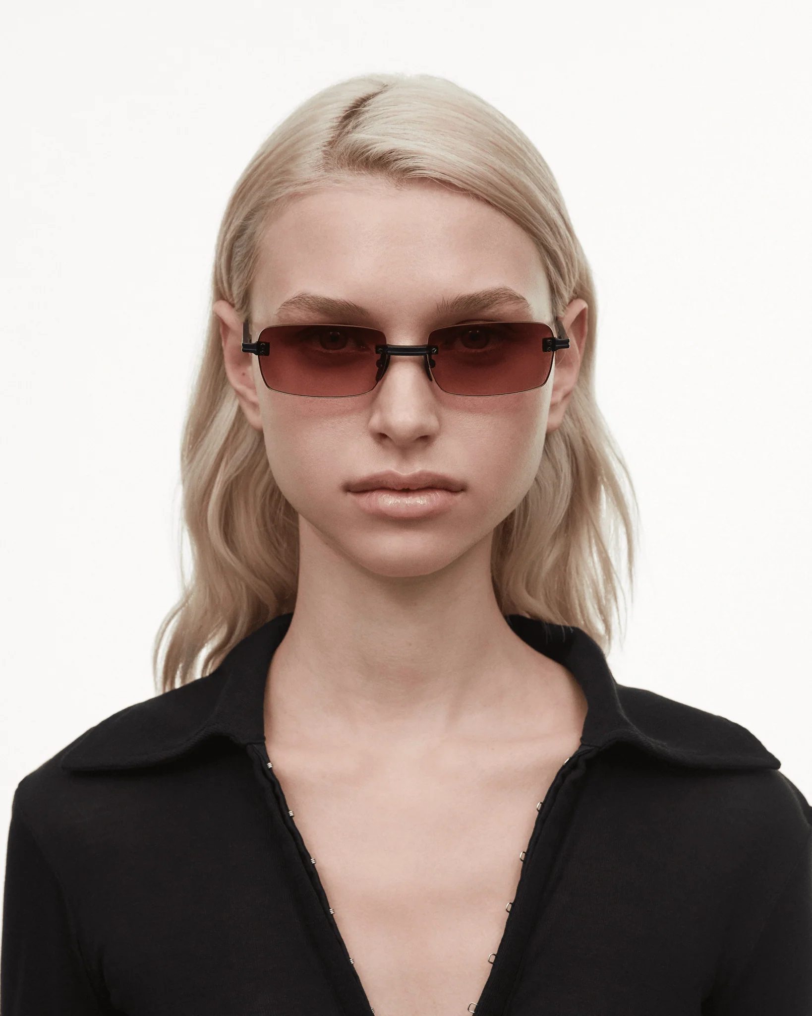 Rimless Parallel / Red & Gradient Red Lens - Image 3