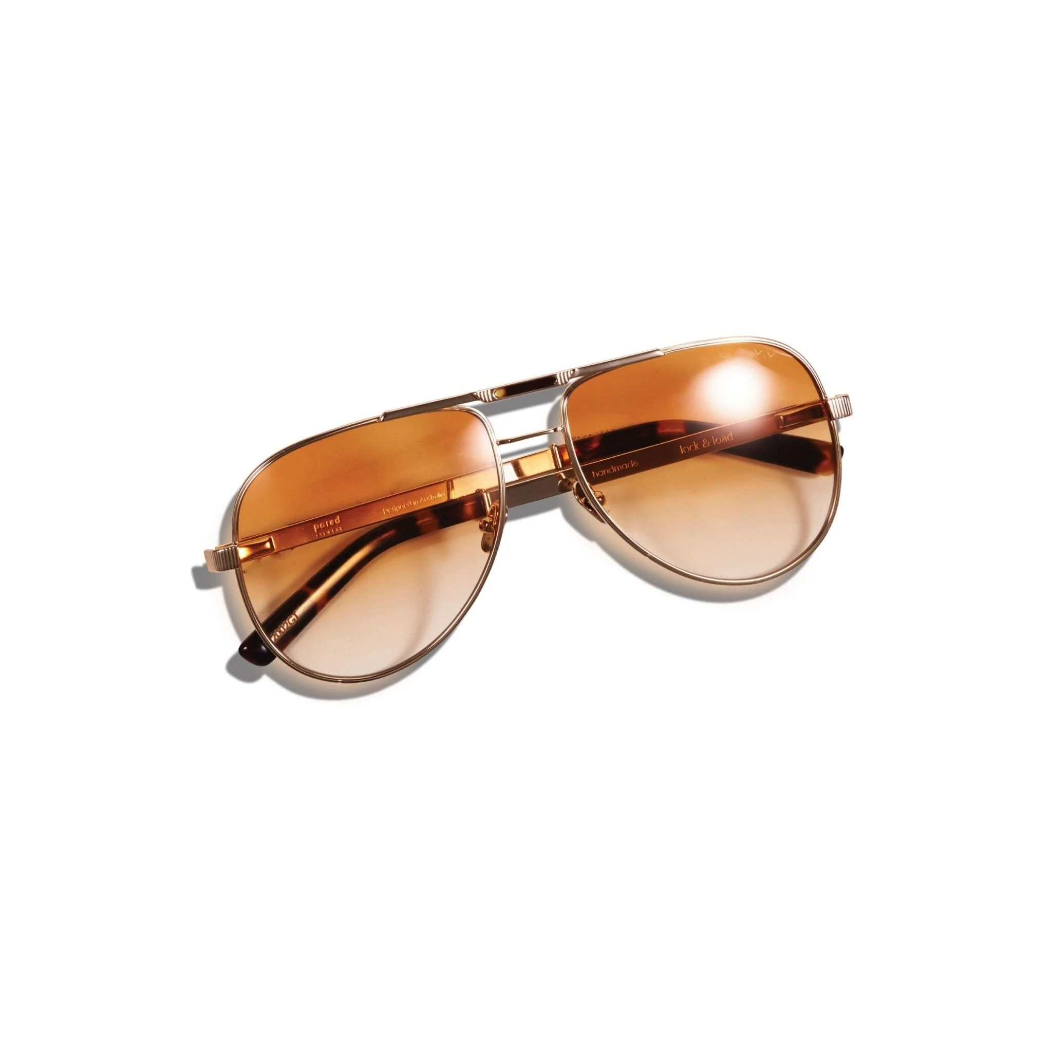 Lock & Load / Gold Tortoise & Terracotta Gradient Lens - Image 2