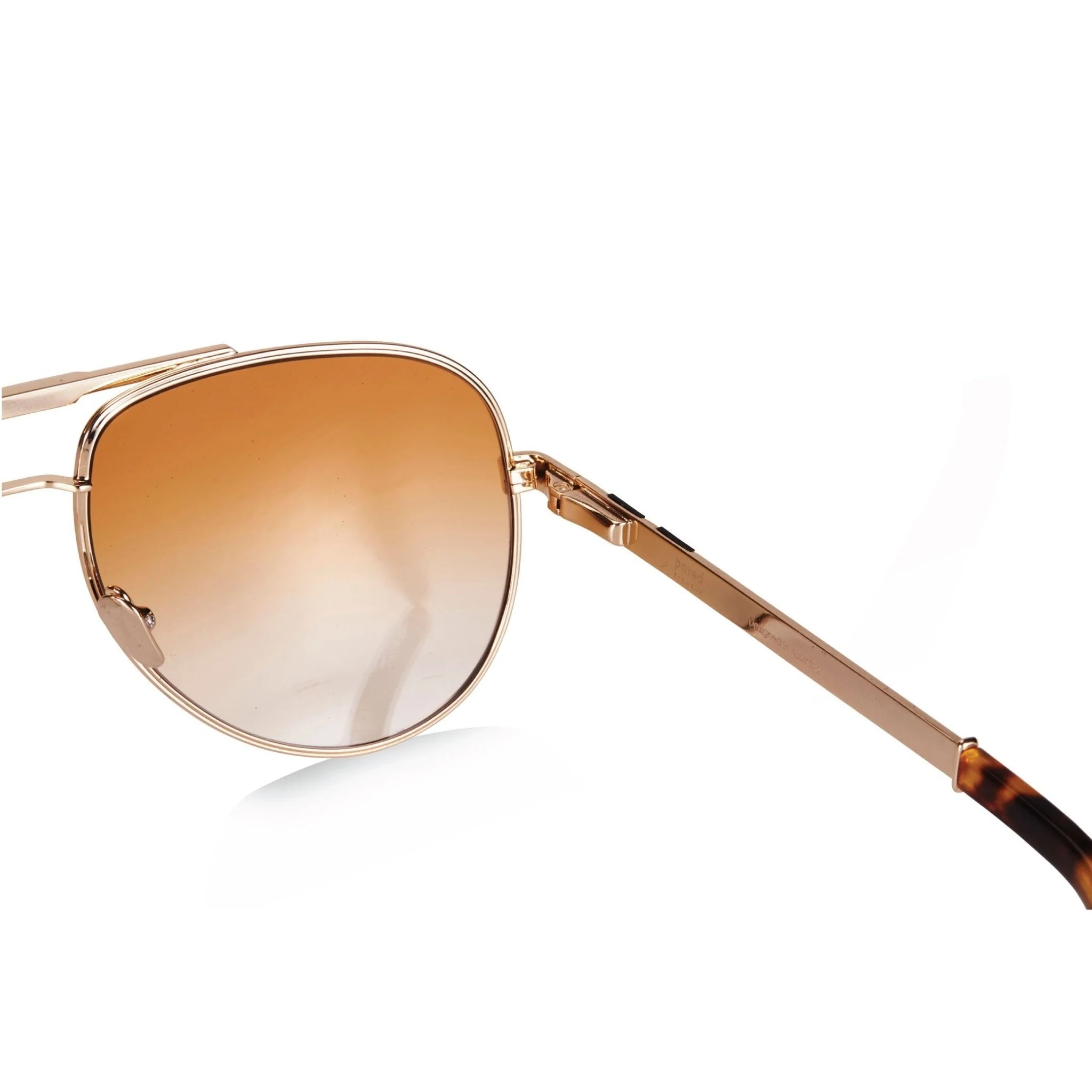 Lock & Load / Gold Tortoise & Terracotta Gradient Lens - Image 4