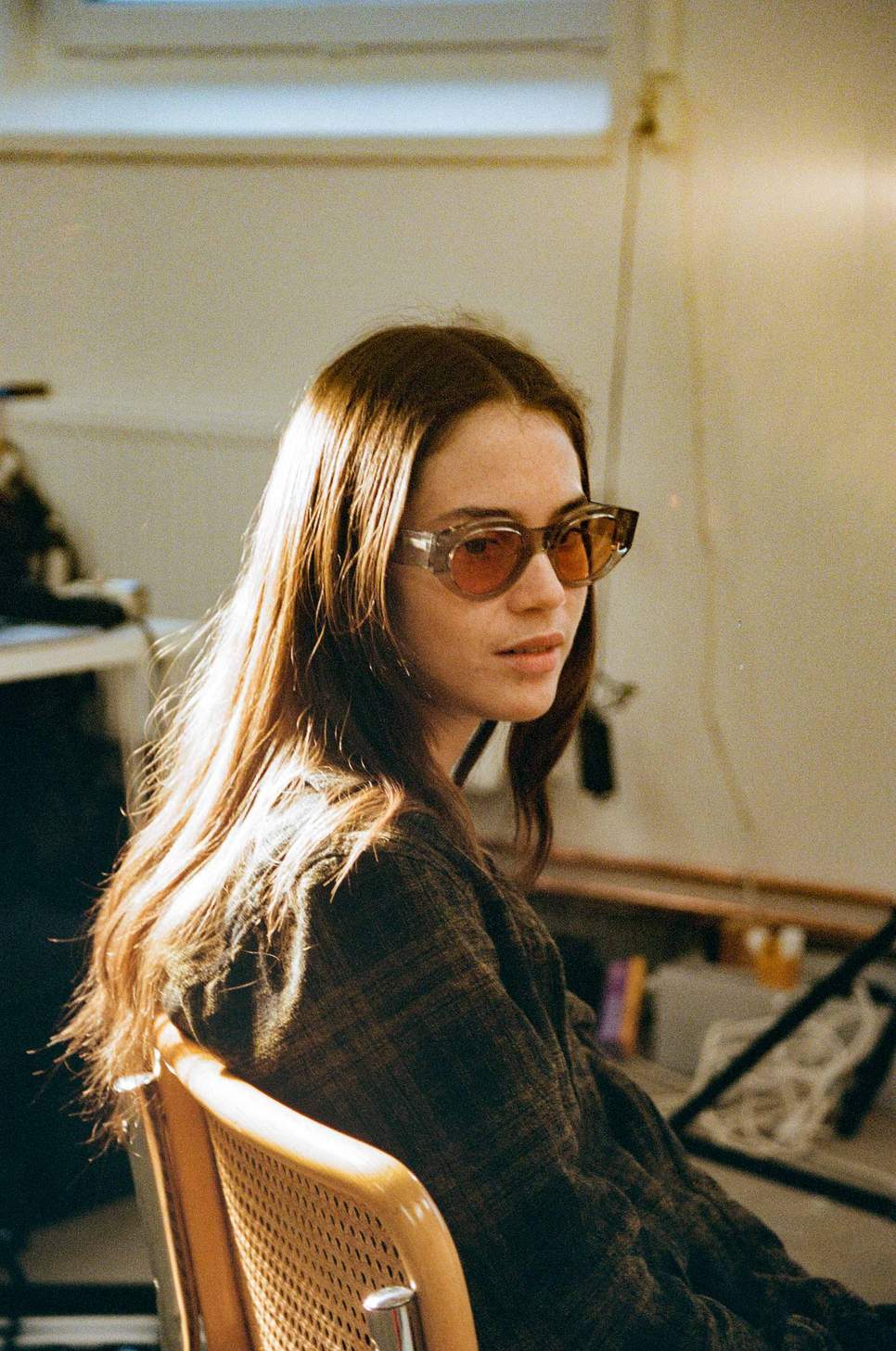 Polly / Grey Acetate & Orange Lens - Image 3