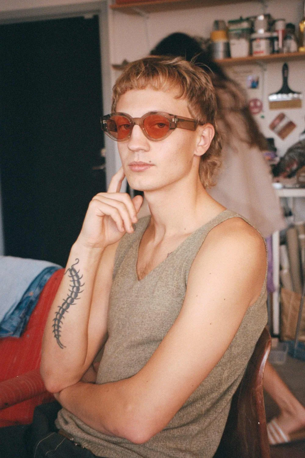 Polly / Grey Acetate & Orange Lens - Image 6