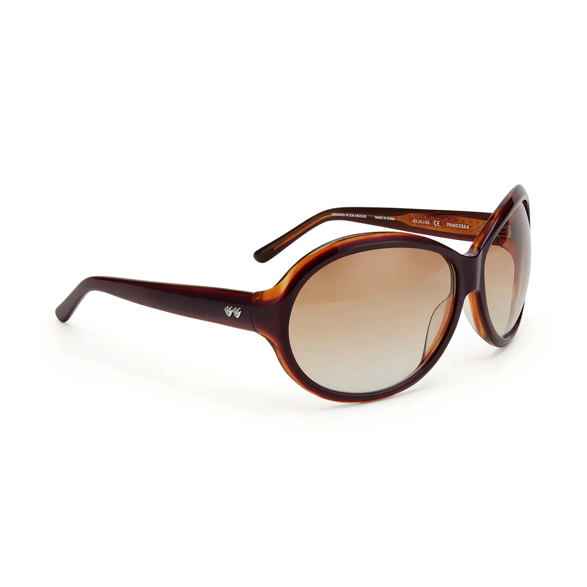 Princesa / Layered Purple Brown & Brown Gradient Lens - Image 2