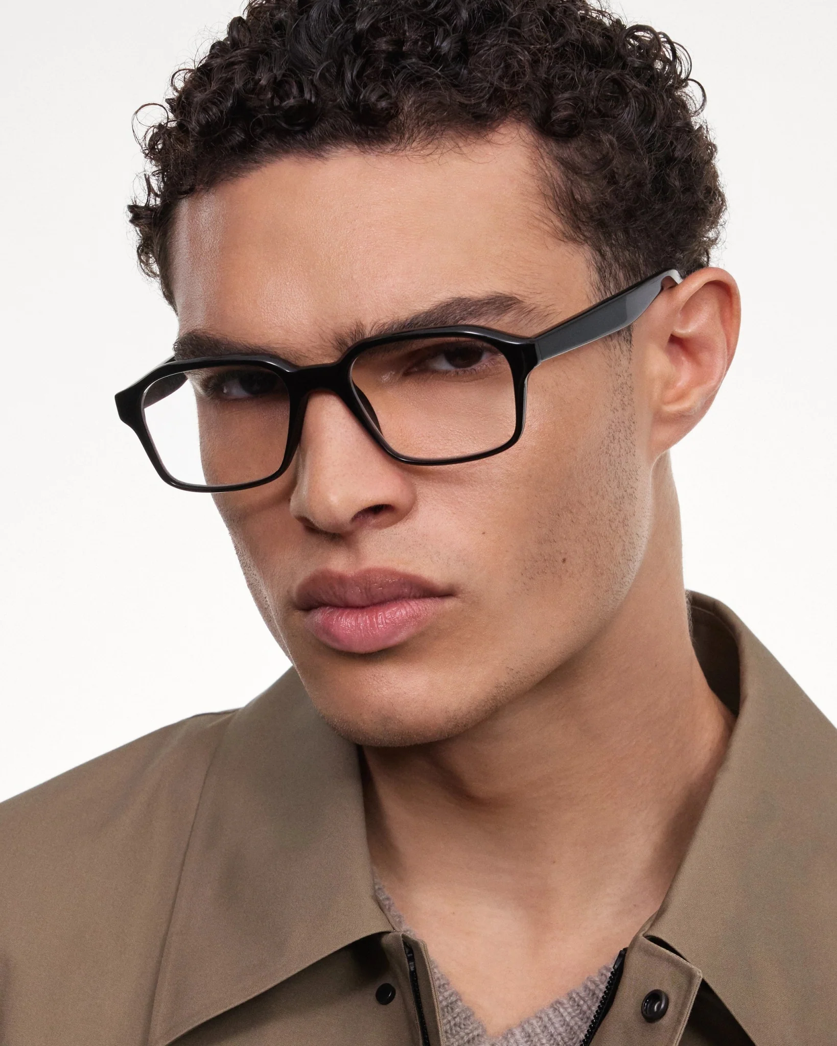 Quill Optical / Black Acetate & Clear Lens - Image 2