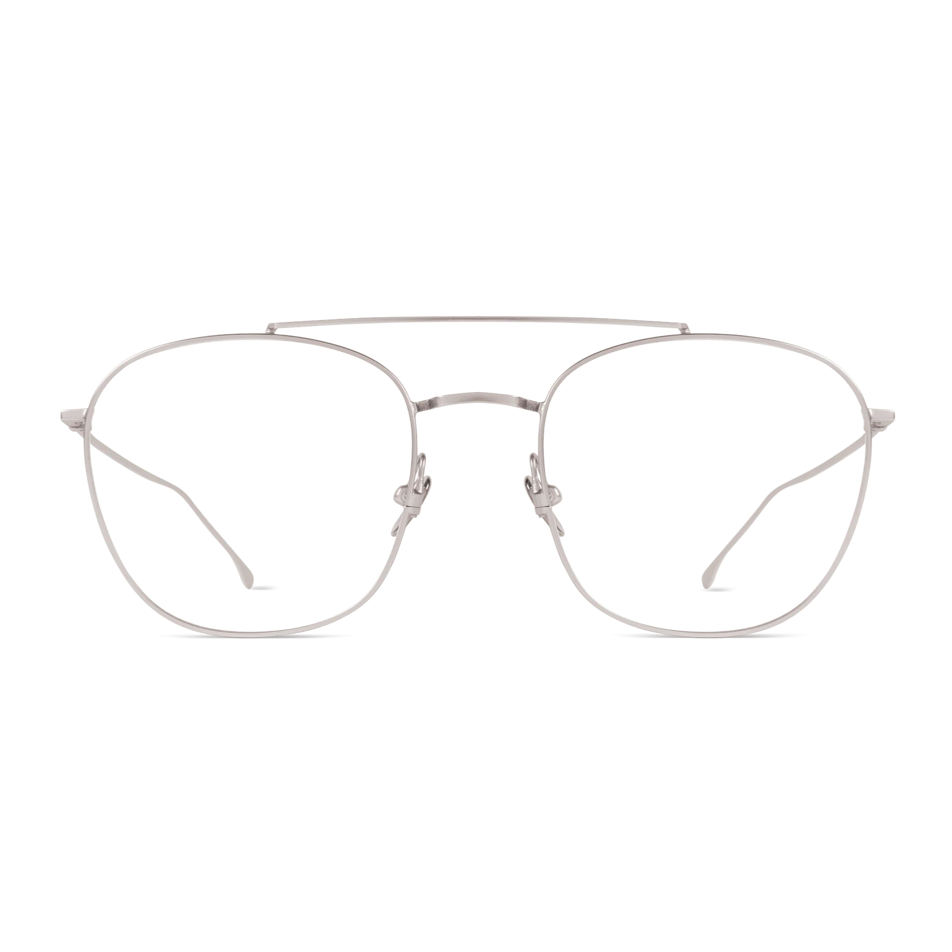 Raphael Optical / Silver Metal & Blue-Light Lens