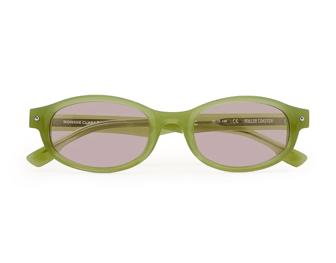 Roller Coaster / Green & Fuchsia Lens