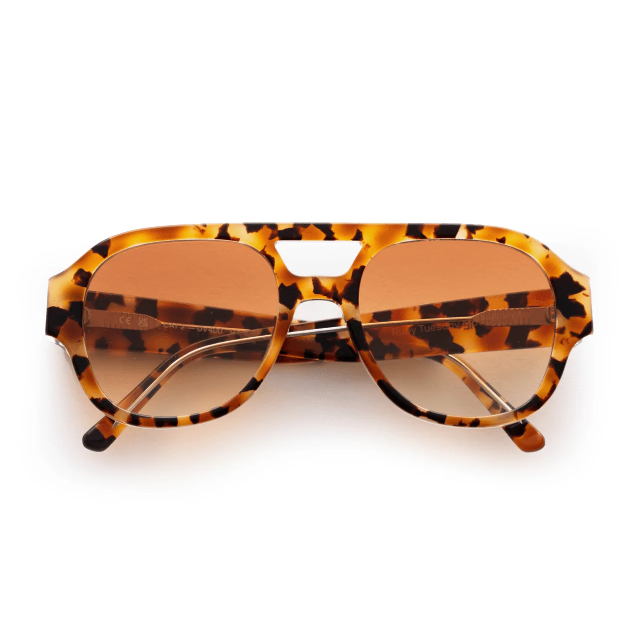 Ruby / Tort & Tan Gradient Lens