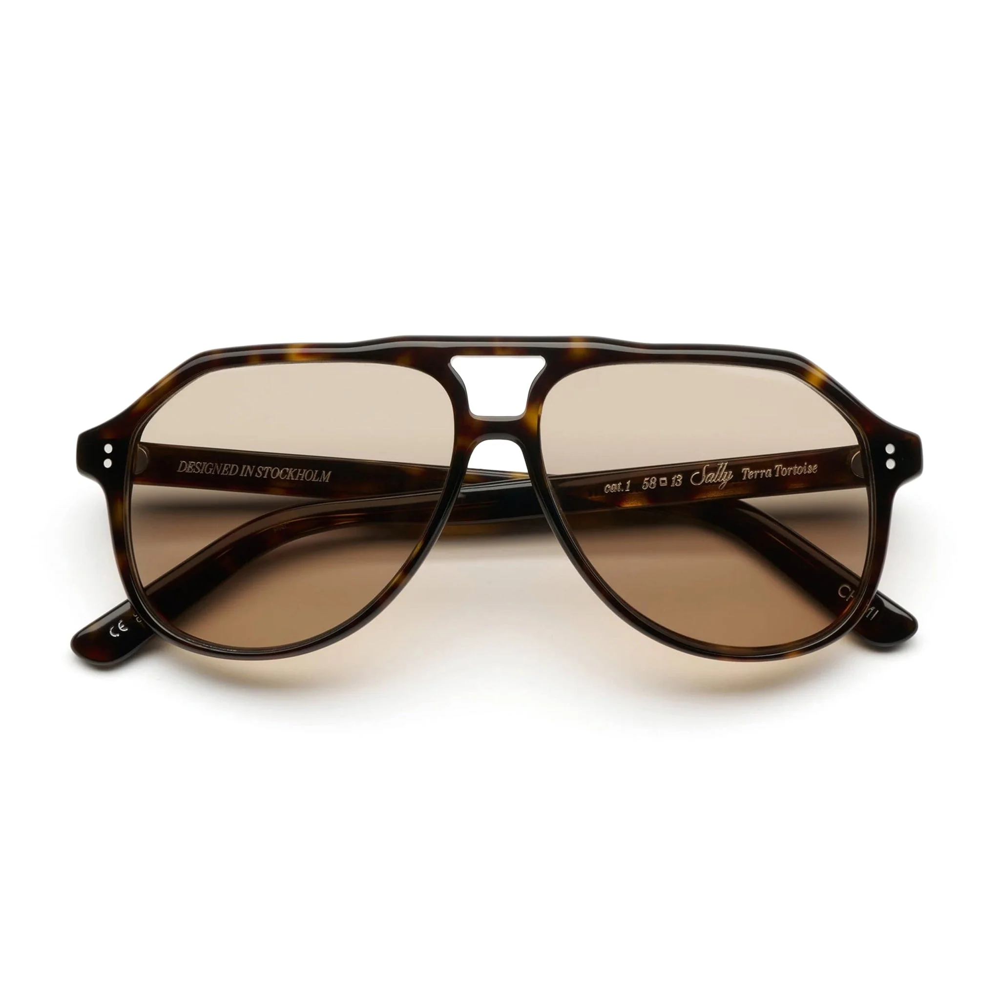 Sally / Terra Tortoise & Brown Lens