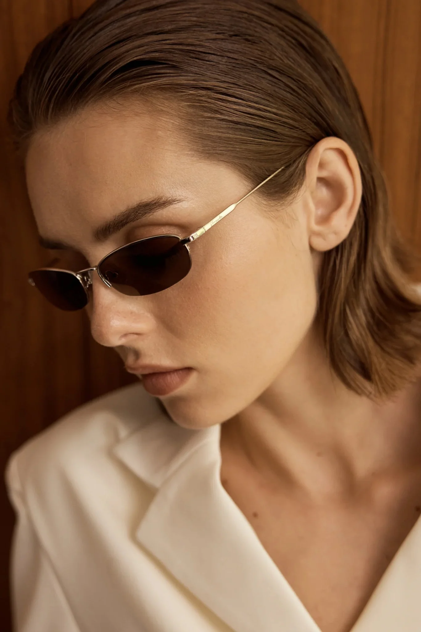 Selk / Silver Metal & Brown Lens - Image 3