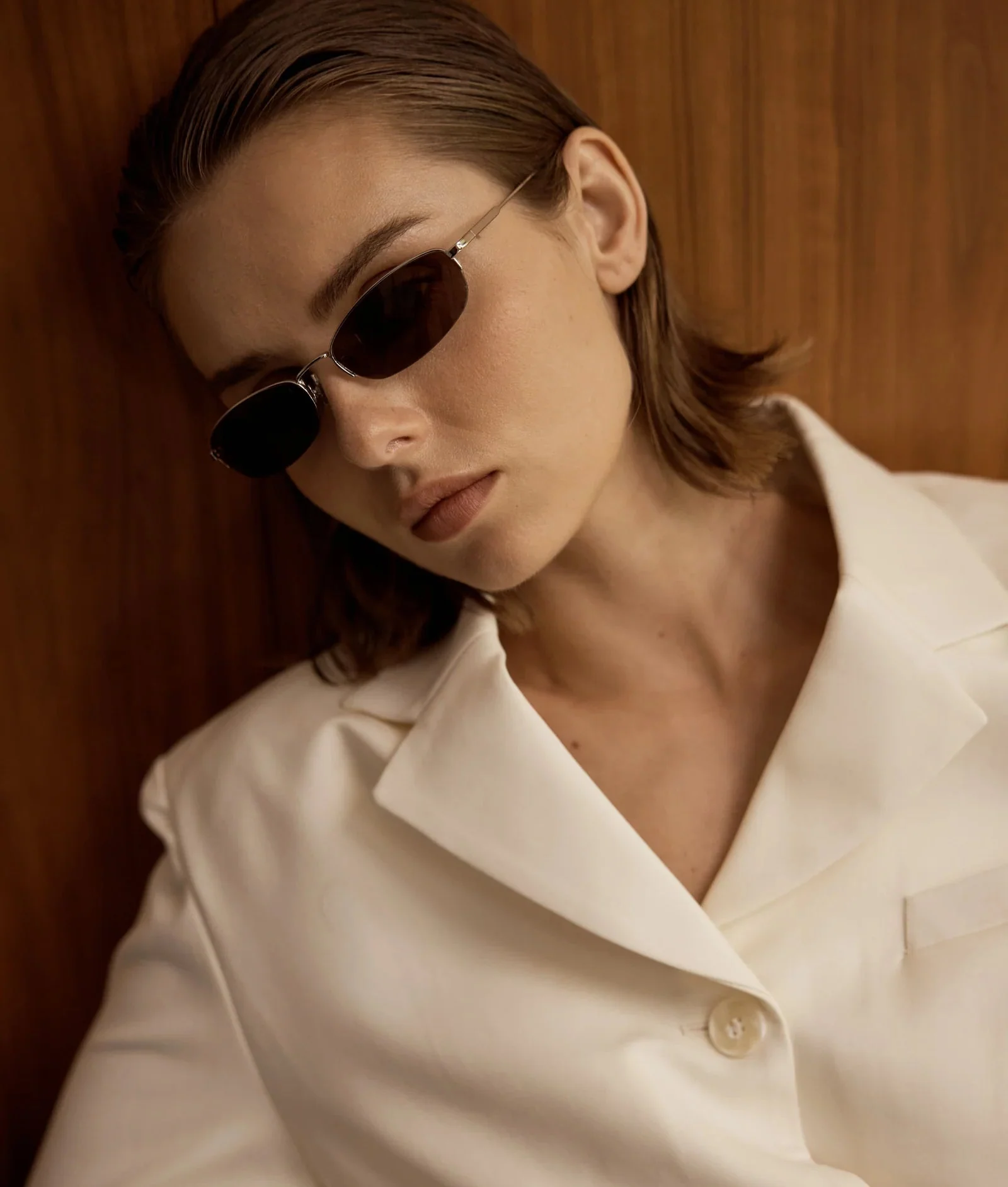 Selk / Silver Metal & Brown Lens - Image 5