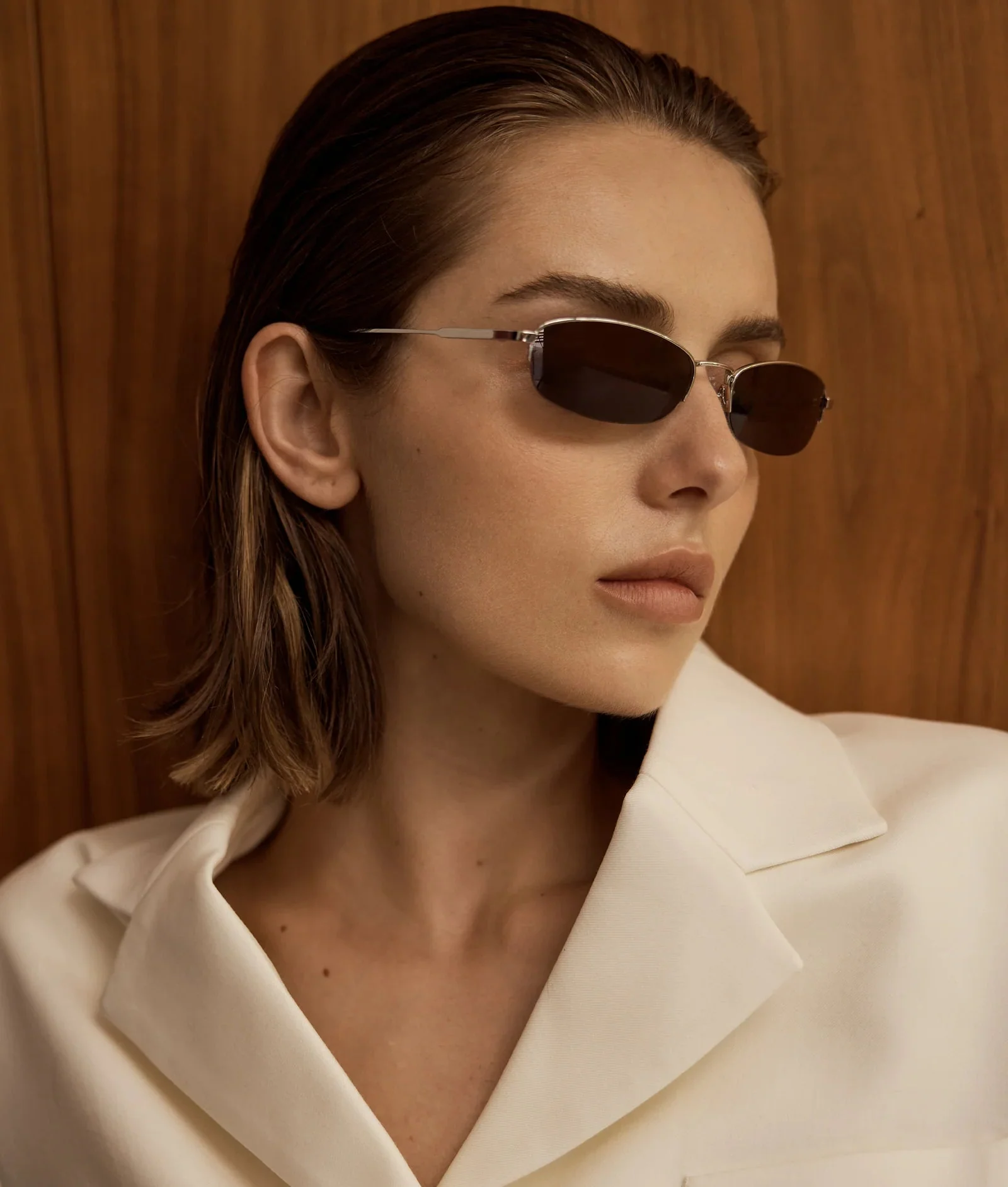 Selk / Silver Metal & Brown Lens - Image 6