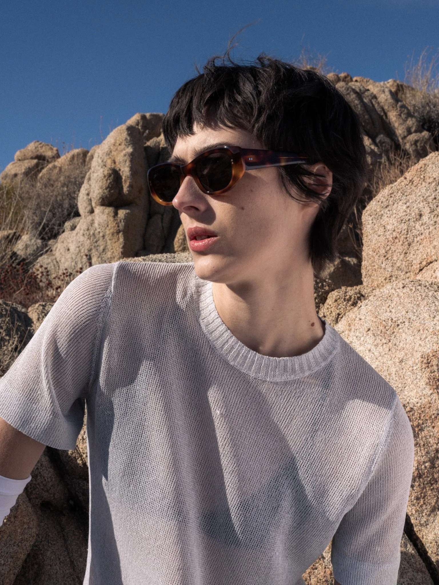 Silvia / Tortoise Acetate & Black Lens - Image 3