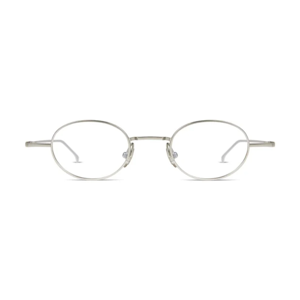 Sinclair Optical / Matte Silver Metal & Blue-Light Lens