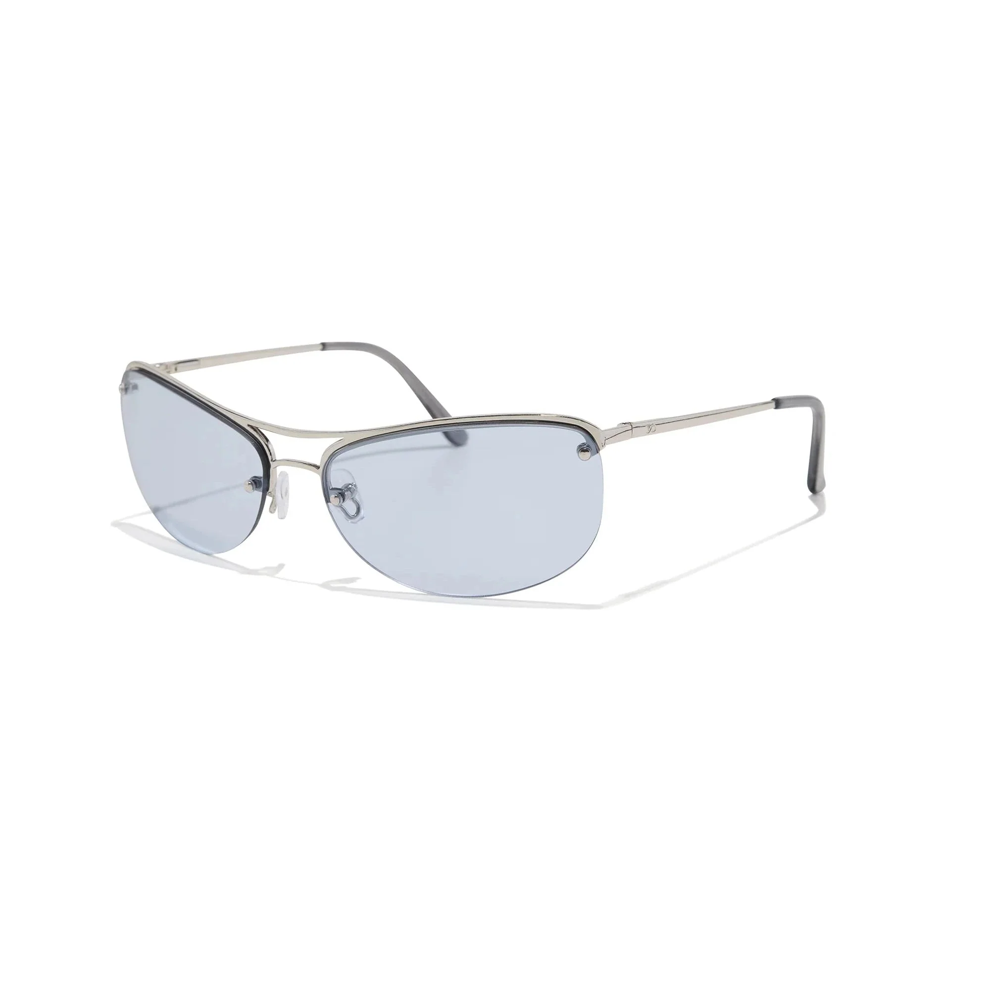 Slim / Polished Silver & Periwinkle Lens - Image 2