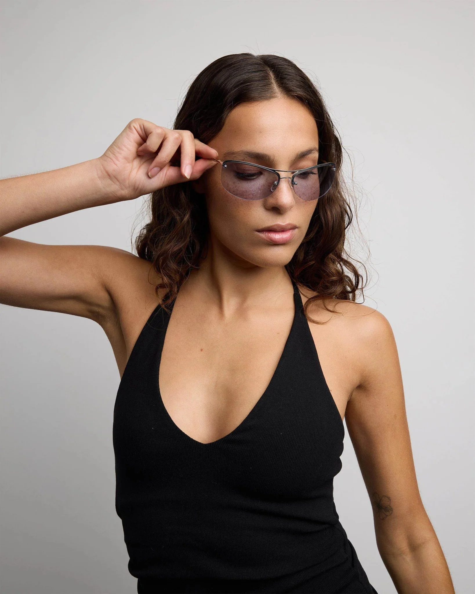 Slim / Polished Silver & Periwinkle Lens - Image 4