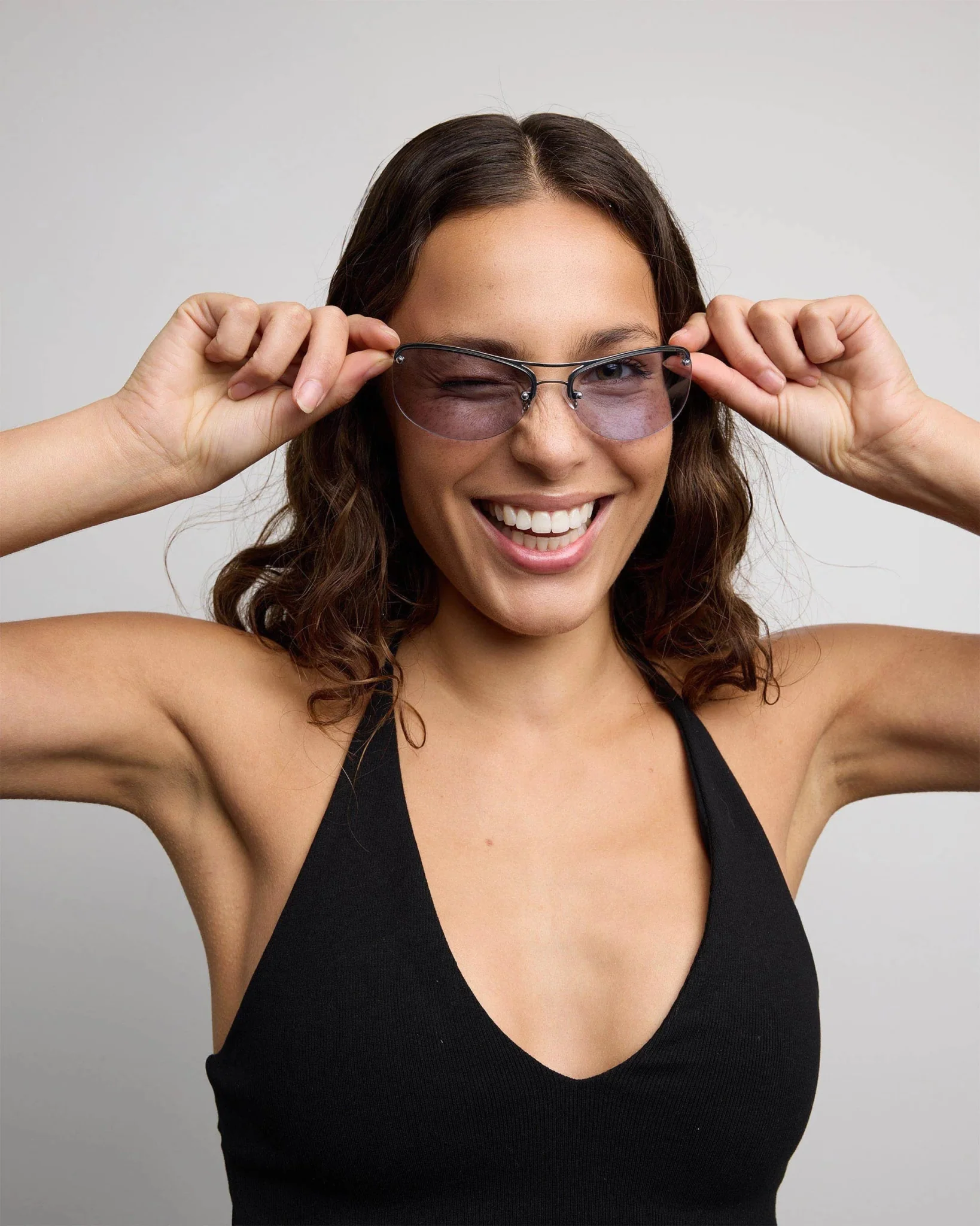 Slim / Polished Silver & Periwinkle Lens - Image 5