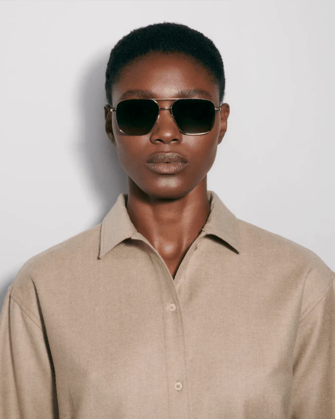 Steel Limited Aviator / Gold & Green Lens - Image 2