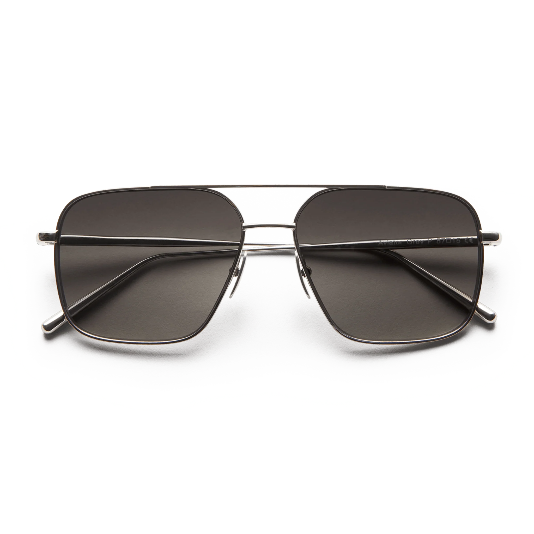Steel Limited Aviator / Silver & Grey Lens