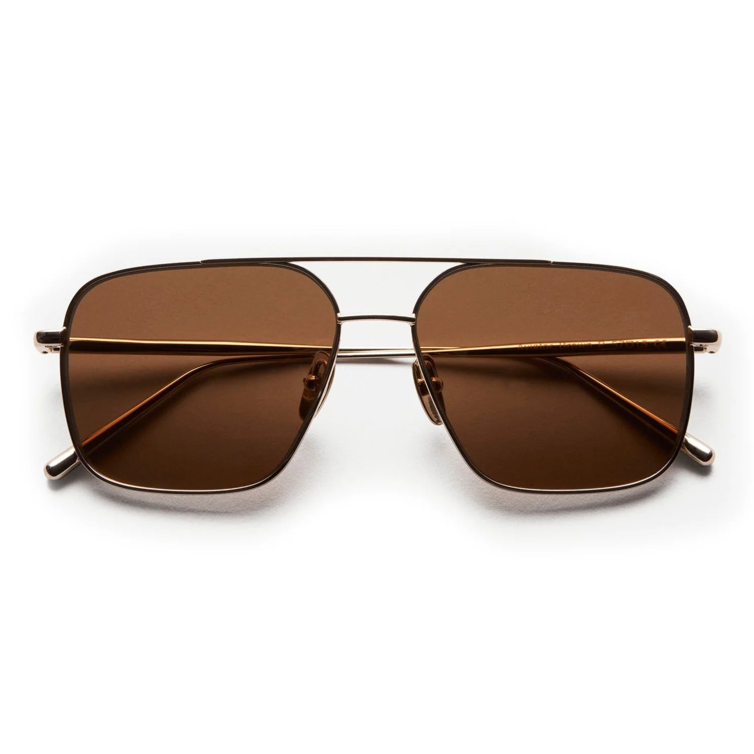 Steel Limited Aviator / Gold & Brown Lens