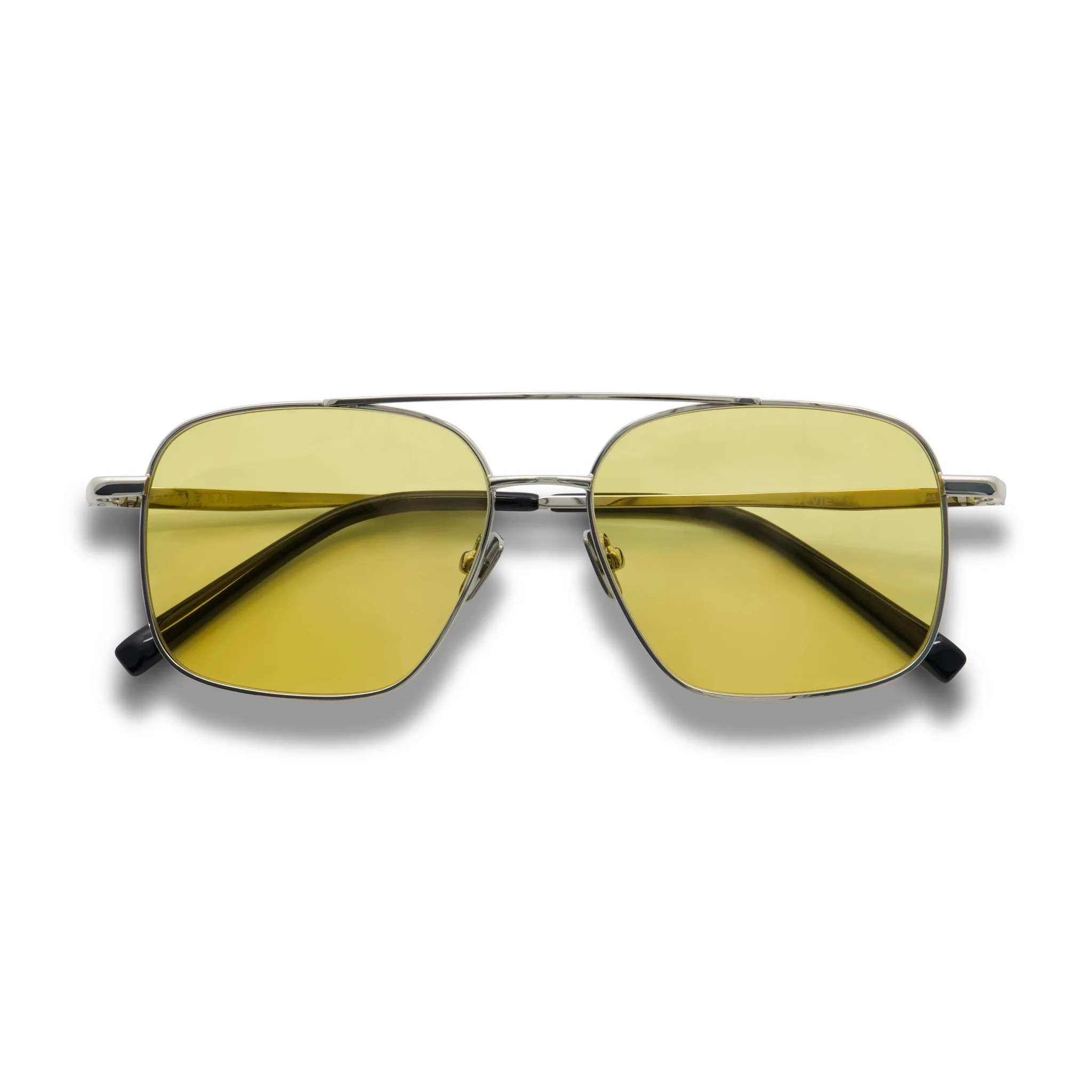 Stevie Optical / Silver Metal & Warm Gold Lens