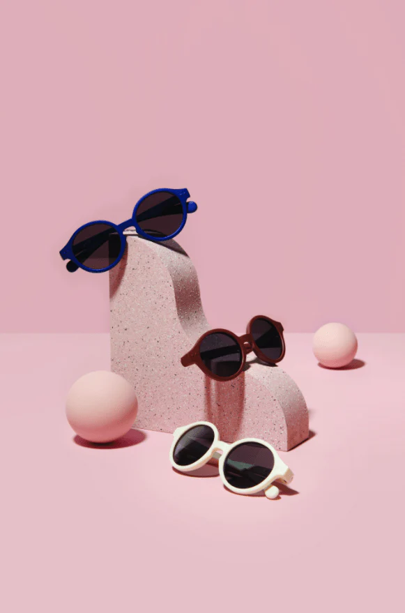Sun Kids Baby Sunglasses / 9-36 Months / Style D / Denim - Image 4