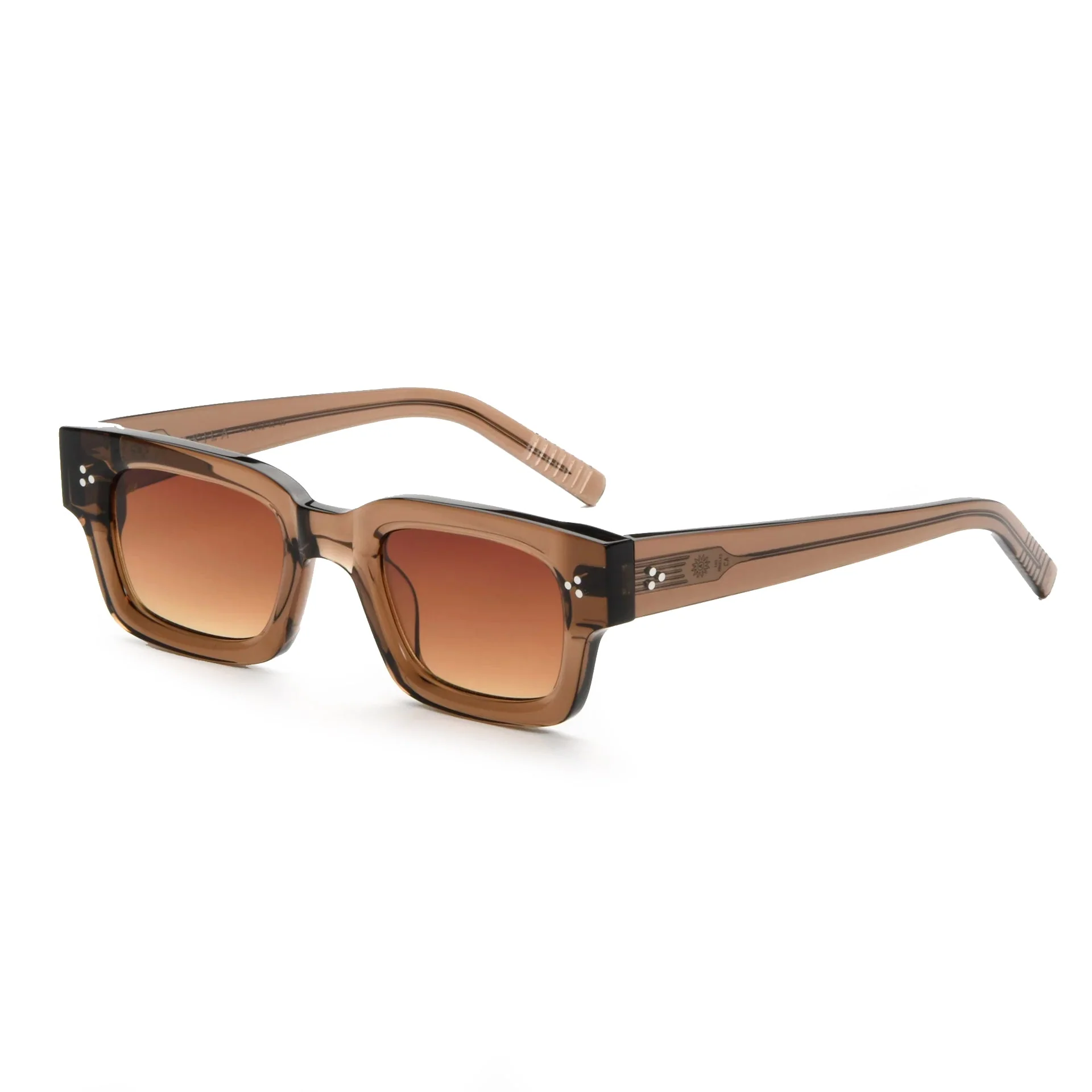Syndicate / Brown Acetate & Amber Gradient Lens - Image 2
