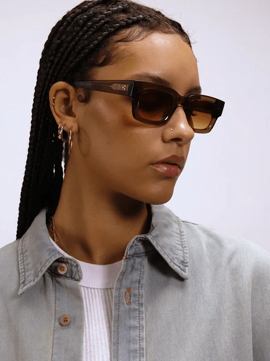 Syndicate / Brown Acetate & Amber Gradient Lens - Image 4
