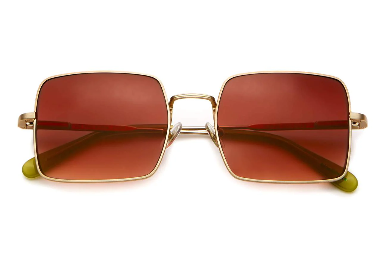 The Full Bloom / White Gold Kiwi Bio & Rosewood Gradient Lens