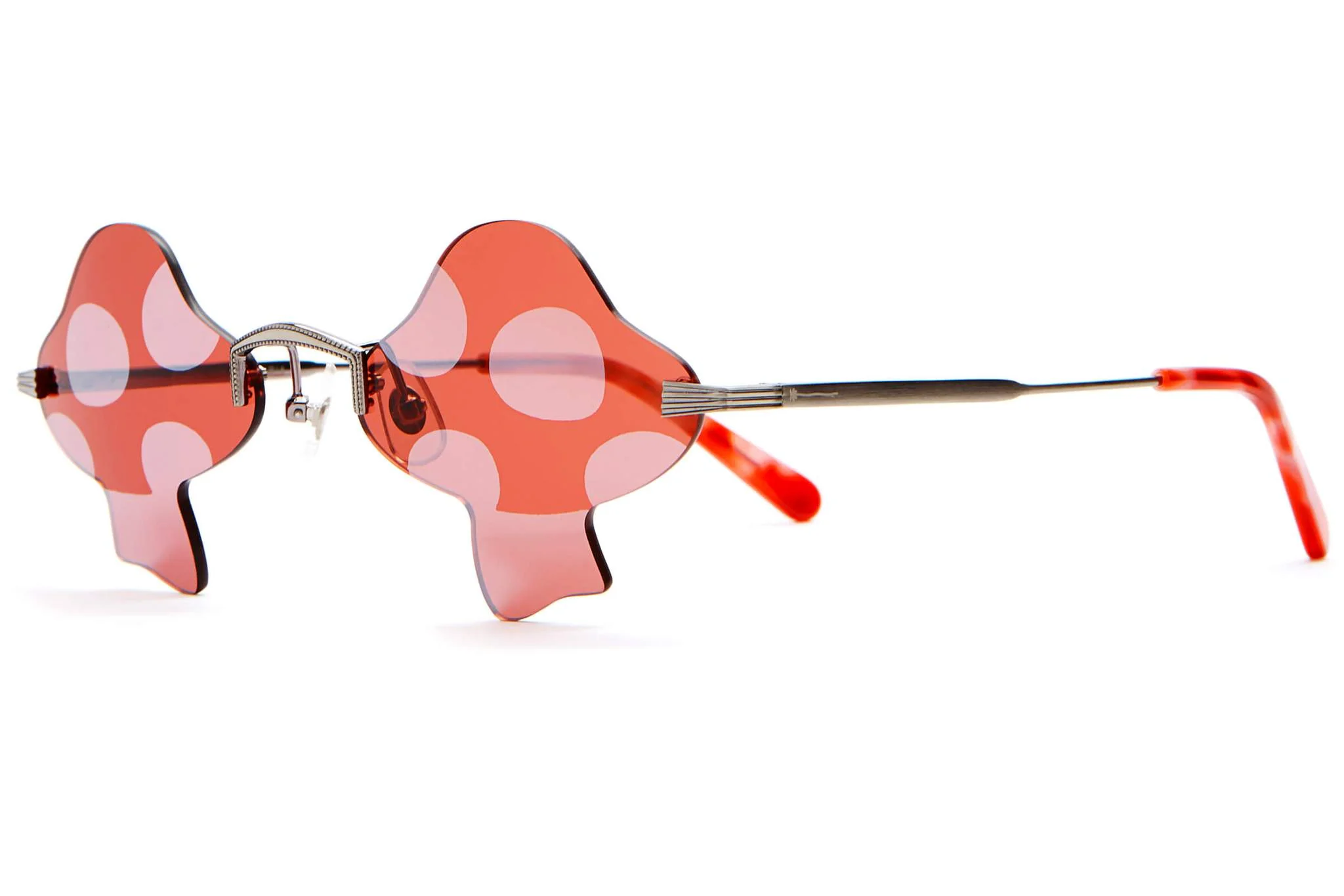 The Fun Guy / Brushed Silver & Red Confetti Bio - Image 3