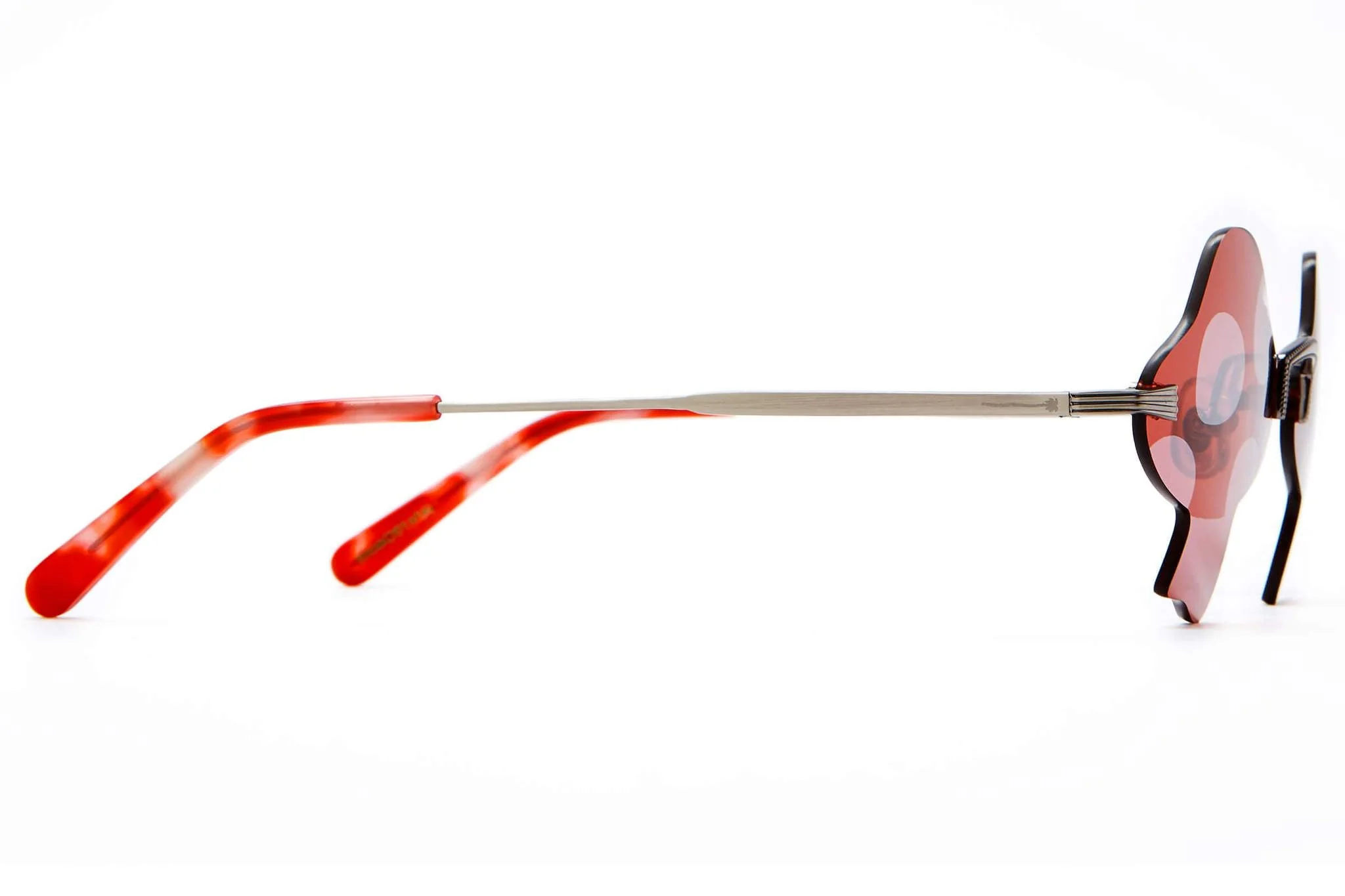 The Fun Guy / Brushed Silver & Red Confetti Bio - Image 4