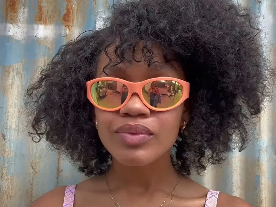The Funk Daddy / Recycled Metallic Peach & Peach Mirror Lens - Image 5