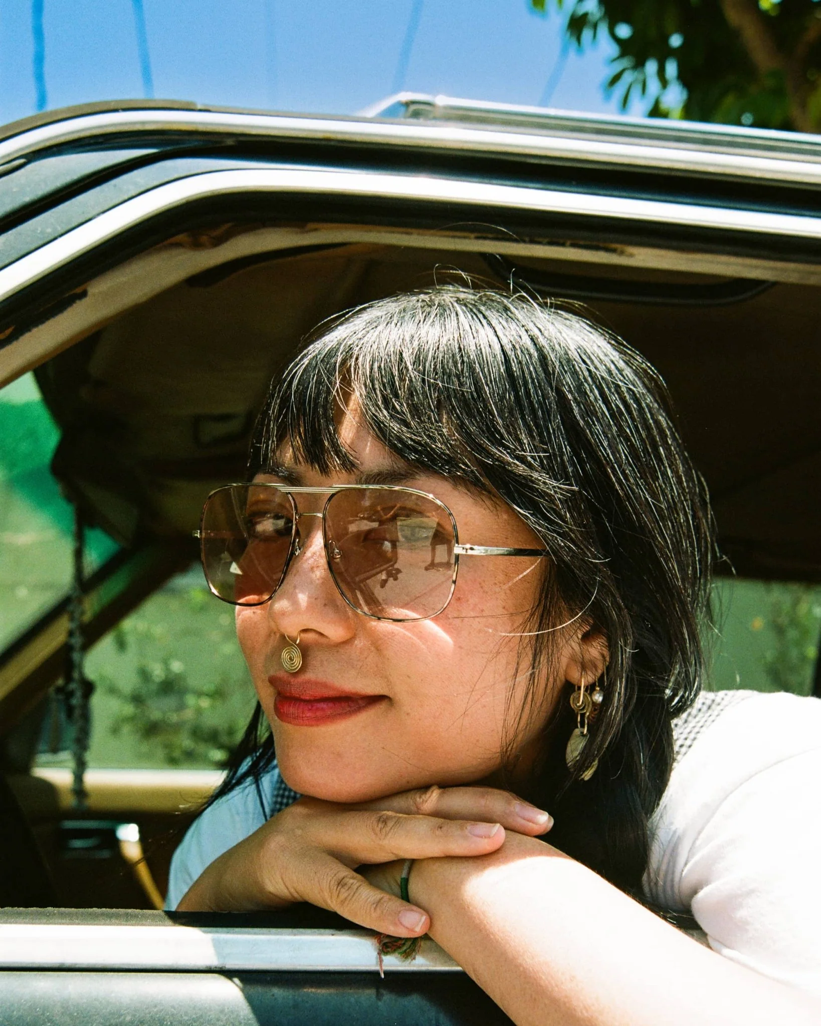 The Glass Bubble / Polished Silver & Espresso Tortoise Bio & Lilac Wash Lens - Image 4