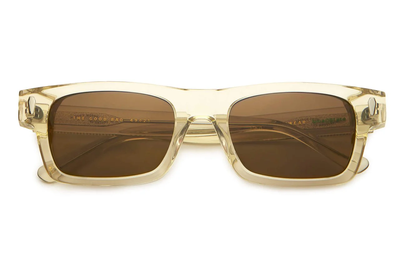 The Good Bad / Crystal Champagne Bio & Polarised Bronze Lens