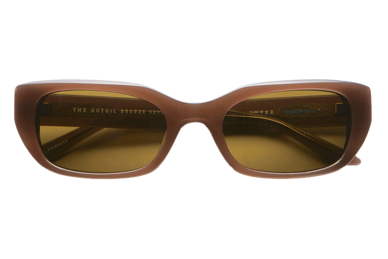 The Gothic Breeze / Recycled Brown Glitter & Bronze Lens