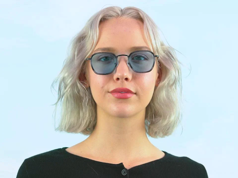 The Groove Pilot / Black Smoke Demi Tortoise & Polarised Blue Tint Lens - Image 8