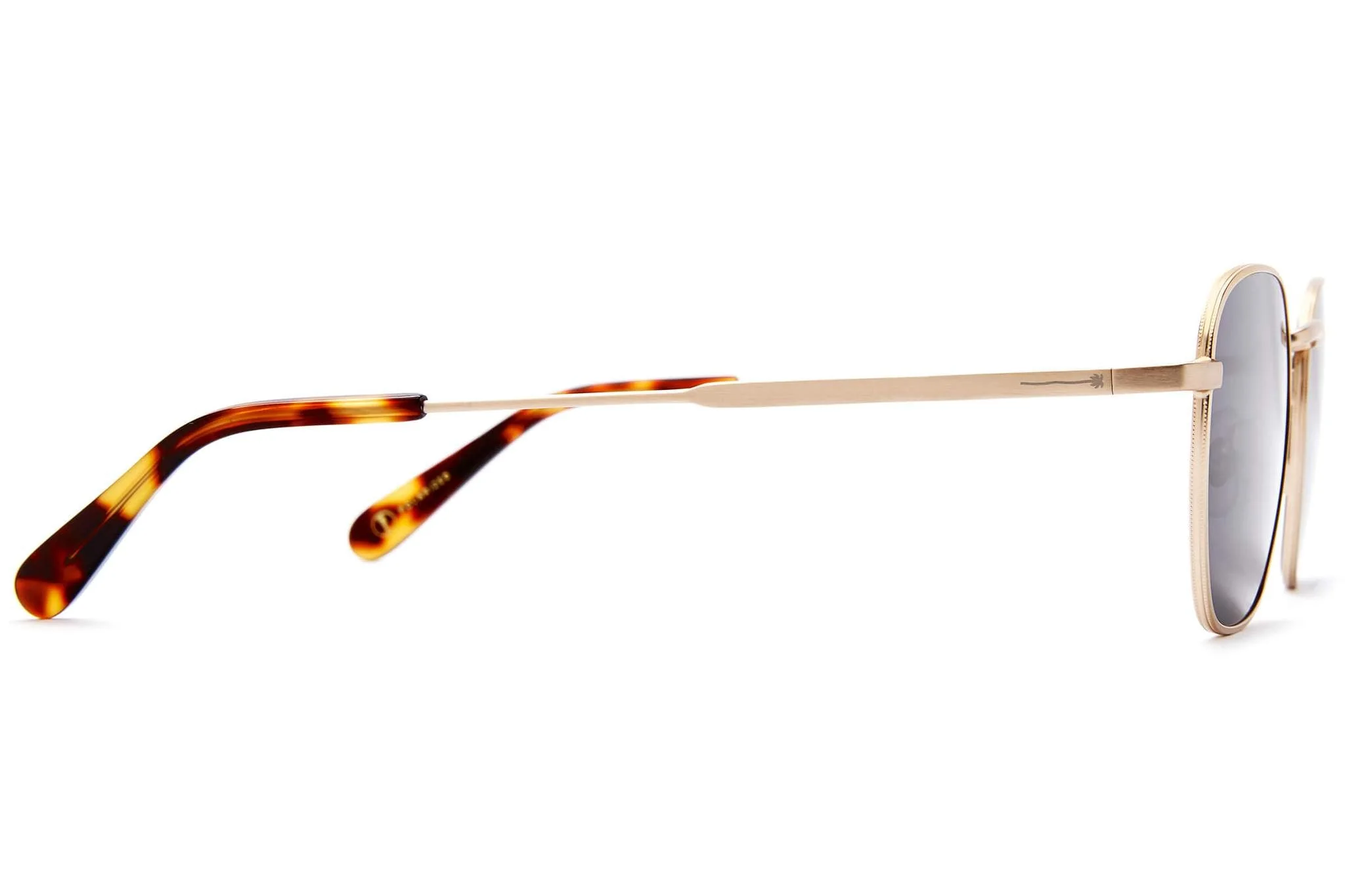The Groove Pilot / Brushed Gold & Tortoise Bio & Polarised Grey Lens - Image 3