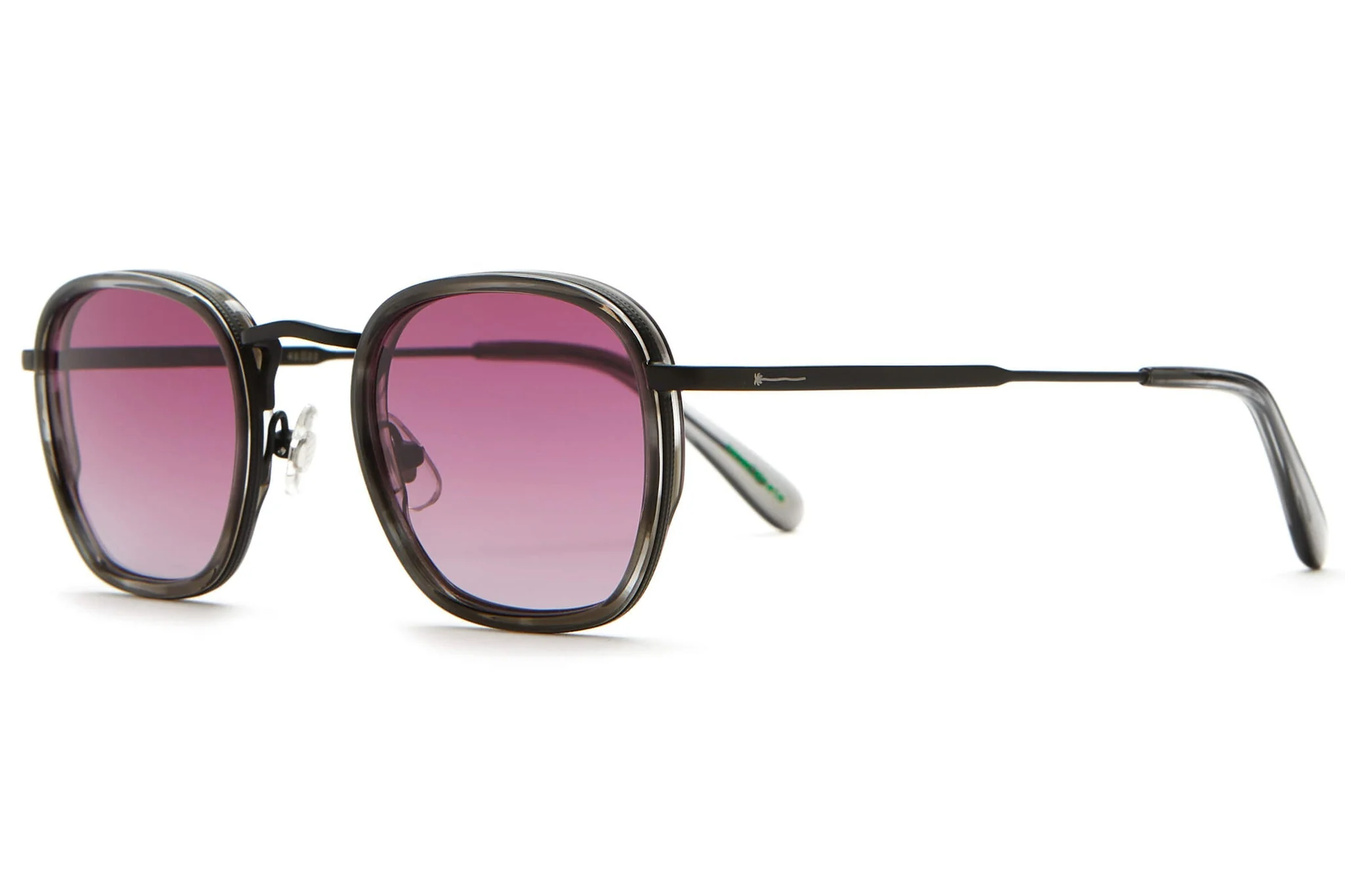 The Groove Pilot / Matte Black & Smoke Demi Bio & Purple Gradient CR-39 Lens - Image 2