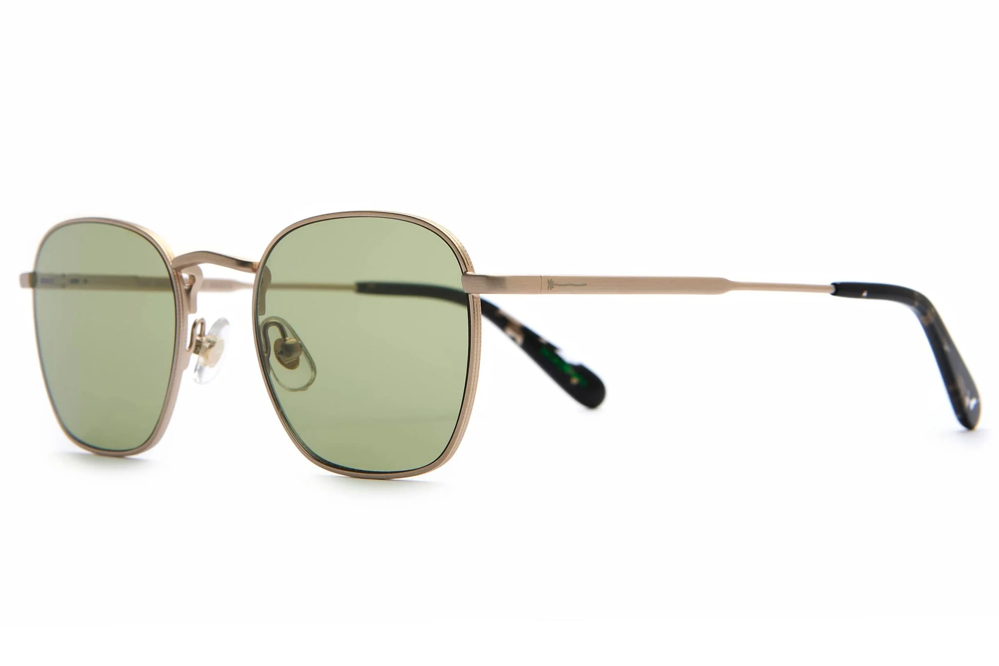 The Groove Pilot / Matte White Gold & Black Tortoise Bio & Moss Lens - Image 4
